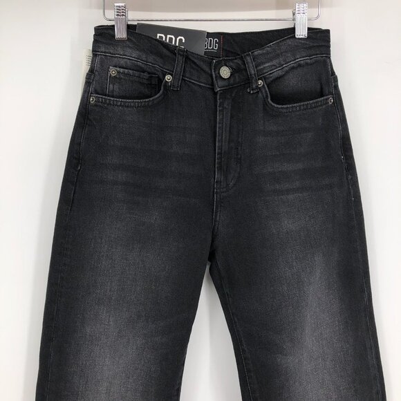 Urban Outfitters BDG High Waisted Cowboy Jeans in Black Charcoal Stretch NWT 26 - Picture 5 of 16